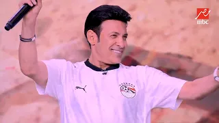 ياسمين نمرة واحد   بعشقك يا بياضة   سعد الصغير يغني ل  ياسمين عز ويشعل استوديو كلام الناس دندنها
