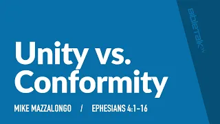 Unity vs. Conformity