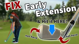 Download How to Fix Early Extension in the Golf Swing \u0026Hit the Middle of the Club Face! MP3