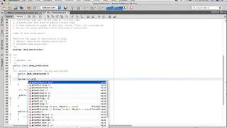 Constructor in Java java language tutorial - Part-14