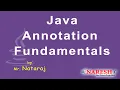 Java Annotation Fundamentals by Mr Nataraj