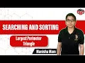Largest Perimeter Triangle Leetcode 976 Solution Searching and Sorting