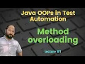 Polymorphism in Test Automation Part 1 Method Overloading