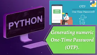 Python program to generate OTP in two ways PYTHON INN Windows 11