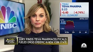 Teva Pharmaceuticals fueled opioid epidemic in New York State Jury finds