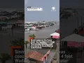 Gulf Storm Causes Storm Surge Coastal Flooding in Texas