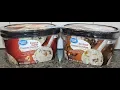 Great Value Peanut Butter Cookie Crunch Tin Roof Pretzel Sundae Ice Cream Review