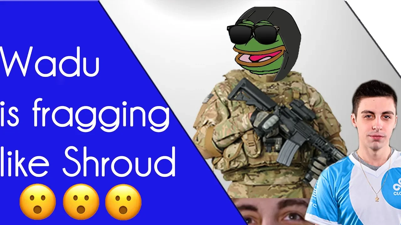 Wadu is fragging like Shroud - Insane - SMILE GANG