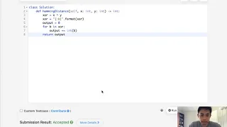 Leetcode - Hamming Distance Python