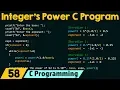 Special Programs in C Calculating Power of an Integer