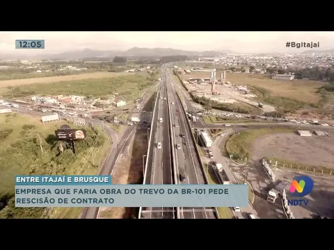 Empresa que faria obra do trevo da BR-101 pede rescisão de contrato