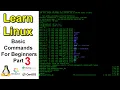 Basic Linux Commands Part 3 myTechchannel100