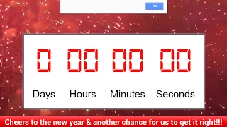 Happy New Year 2018 CountDown Timer using JavaScript Coding Clock for New Year