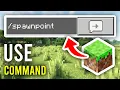 How To Use spawnpoint Command In Minecraft - Java or Bedrock