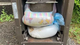 Diaper Squish in Compactor