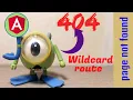 wildcard route in Angular