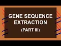 Extract a gene sequence from multiple genbank files