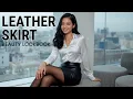 Download Lagu Japanese Office Style Leather Skirt Fashion | Realistic AI-Generated Women in 4K  Lookbook