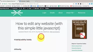 Edit Any Website Javascript trick