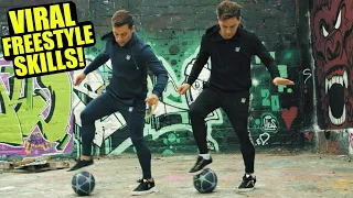 Viral Football FREESTYLE Skills! 😱⚽️ (Neymar/Ronaldo/Mbappé Style)