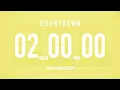 2 Hour Countdown Timer Flip Clock with Piano Beeps