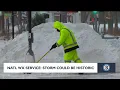 National Weather Service Storm could be historic
