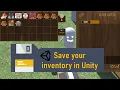 How to Save Your Inventory in Unity - No PlayerPrefs and No JSON