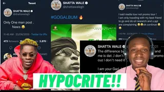 you are a hypocrite twitter users descend on shatta wale 