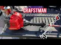 Craftsman 25cc 2-cycle Weed Wacker Ws2200 String Trimmer Review