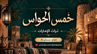 خمس الحواس   تراث الامارات     نسخة الذكاء الاصطناعي     دندنها