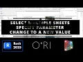 Dynamo - Change Specified Parameter on Multiple Sheets Revit 2023