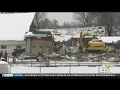 Barn collapses in Dracut during nor easter