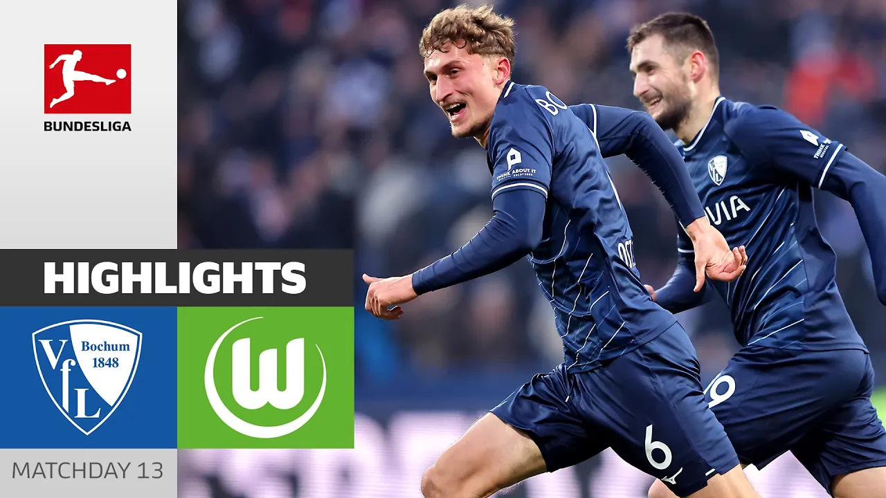 Brilliant Finish by Osterhage | VfL Bochum - VfL Wolfsburg 3-1 ...