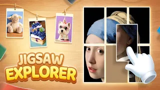 Jigsaw Explorer Puzzle Game by Topy Games IOS Gameplay