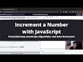 Increment a Number with JavaScript Basic JavaScript freeCodeCamp tutorial