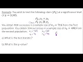 Two Sample Hypothesis Testing with Two Proportions Successes Given