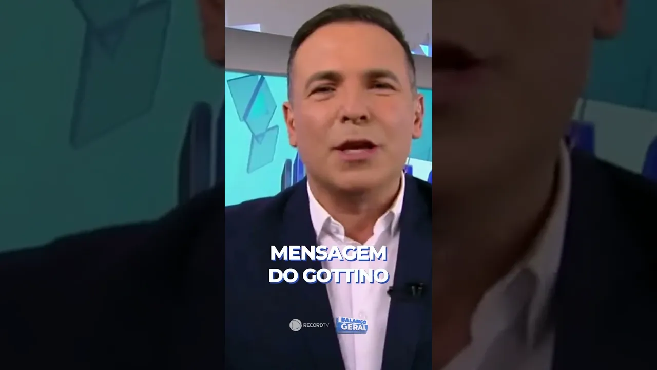 Mensagem do Gottino especialmente para você! #Shorts #BalançoGeral