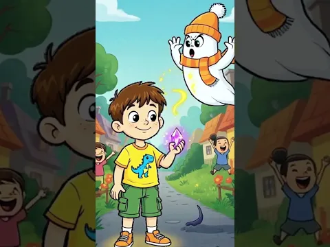 হাল্লু ভূতের ভিডিও -Hallu Vhut 02 👻 Bangla Ghost Cartoon #Shorts #mystic #fpy