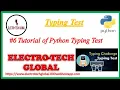 Tutorial Create a Typing Test with python