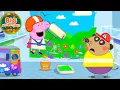 Peppa Pig PAINTS the BIGGEST PAINTING in the WORLD Creative Adventure NEW Full Episodes