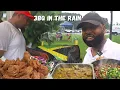 THE RAIN COULDN T STOP THIS EPIC JAMAICAN COOK-UP CHEF CHARLIE