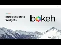 Bokeh Introduction to Widgets