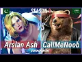Download Lagu T8 ▰ Arslan Ash (Nina) Vs CallMeNoob (Kuma) ▰ Tekken 8 (SEASON 2) High Level Gameplay