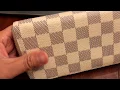 How to Spot Authentic Louis Vuitton Clemence Damier Azur Wallet and Where to Find the Date Code