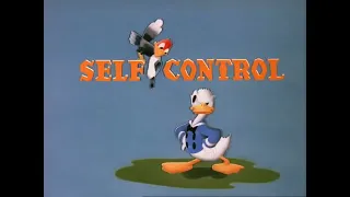 Donald Duck Self Control Opening 1938 