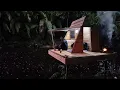 Download Lagu Terjebak Hujan Deras Saat Camping di Pinggir Sungai | Membangun Cabin Hangat di Tengah Hutan