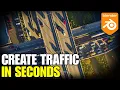 New Blender Addon For Traffic Animation | Procedural Traffic