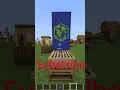 Minecraft globe banner build