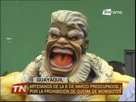 Artesanos de la 6 de marzo preocupados por la prohibición de quema de monigotes