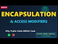 Java Full Stack Encapsulation Access Modifiers Step-by-Step
